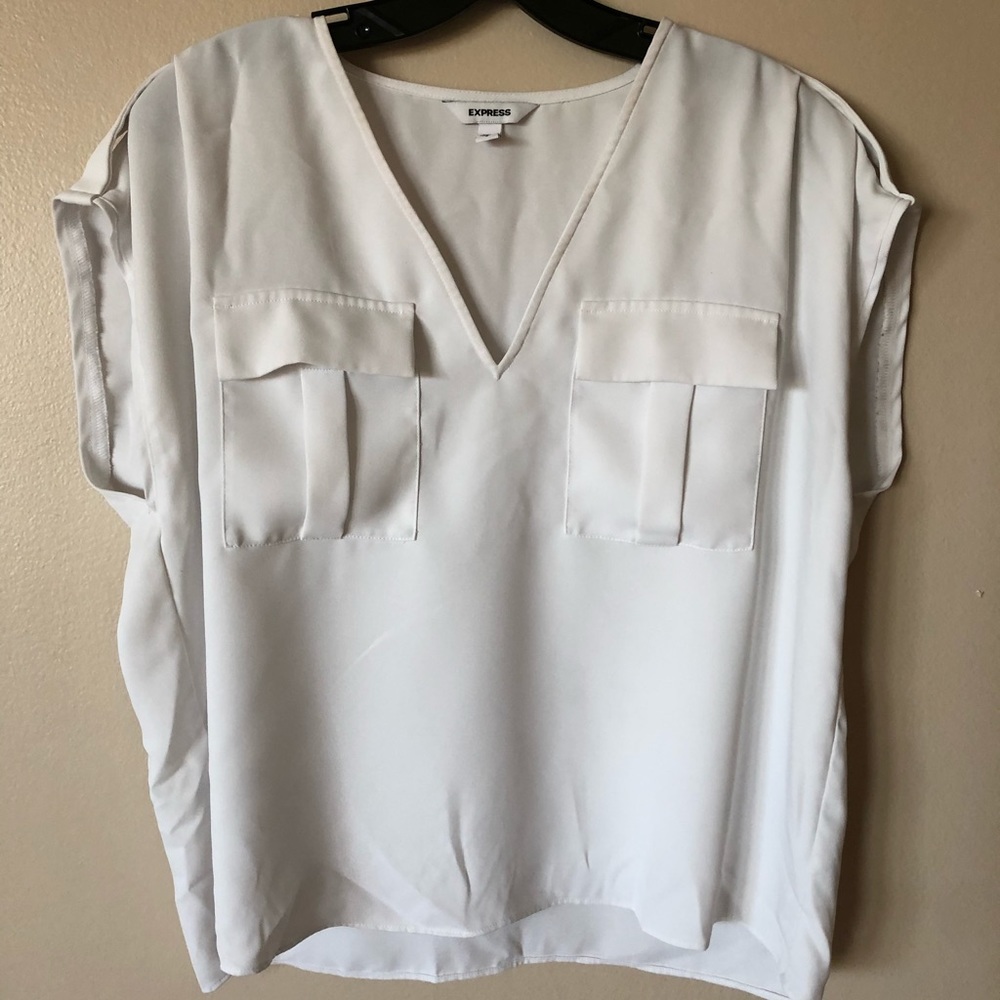 Express Military Pocket Boxy Top